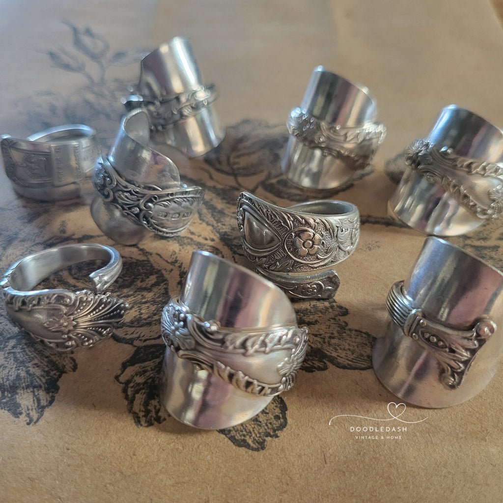 Rings made out of on sale spoons