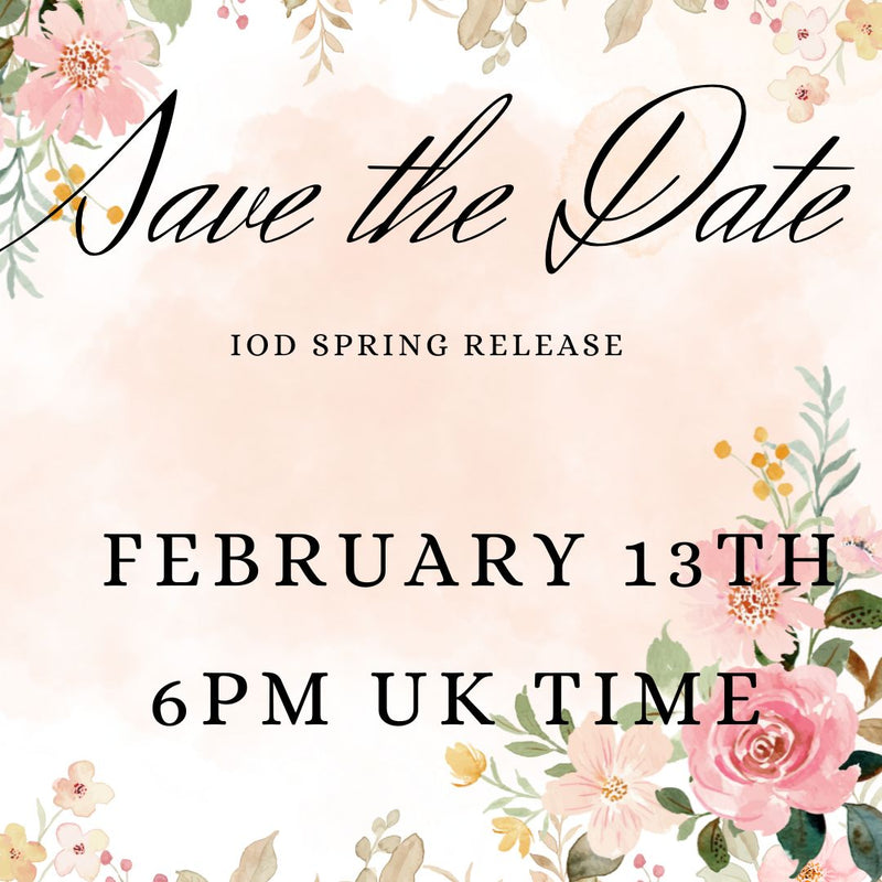 The Iron Orchid Designs Spring Release