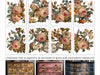 Joie des Roses transfer by Iron Orchid Designs 12 x 16" (pad of 8 sheets) for furniture, crafts and decor