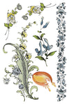 FAIRYTALE FLORALS IOD TRANSFER 8X12 PAD by Iron Orchid Designs (8 sheets) for furniture, crafts and decor