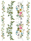 LOST GARDEN transfer by Iron Orchid Designs 12 x 16" (pad of 8 sheets) for furniture, crafts & decor