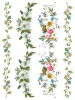 LOST GARDEN transfer by Iron Orchid Designs 12 x 16" (pad of 8 sheets) for furniture, crafts & decor